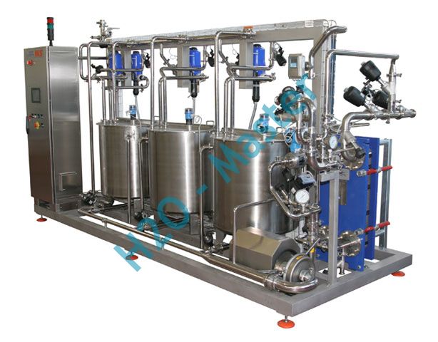 Aseptic line CIP system